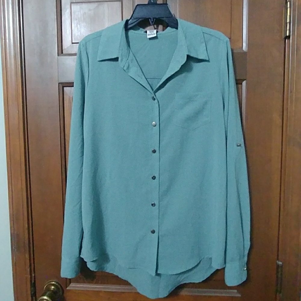 2 dressy button down blouses